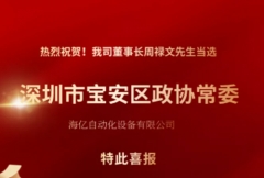 热烈祝贺！我司董事长周禄文先生当选政协第六届深圳市宝安区委员会常务委员